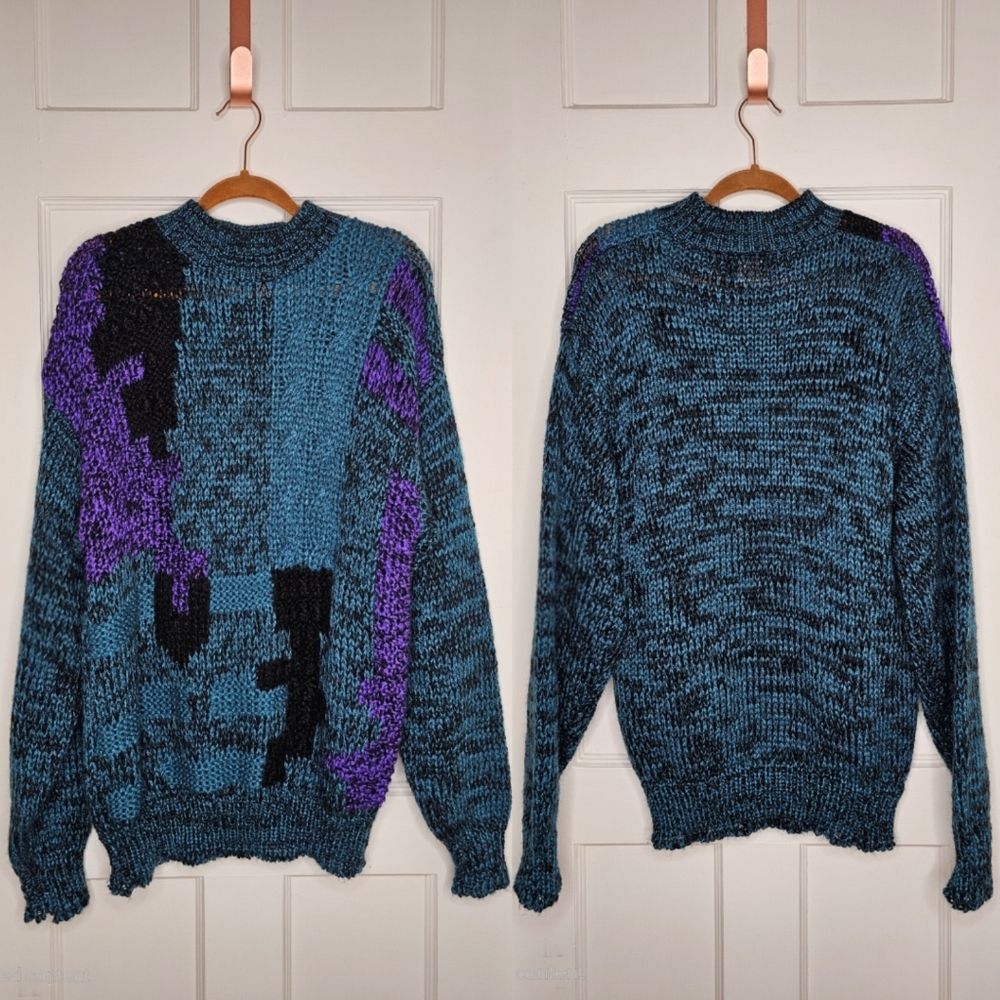 VTG 80s Sasson Geometric Sweater